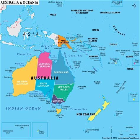 How many countries are there in Oceania? #Answers #OceaniaMap #Oceania ...