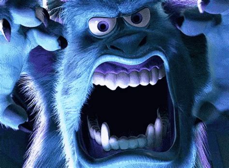 Monsters Inc Sulley GIF - MonstersInc Sulley Roar - Discover & Share GIFs