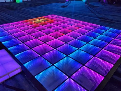 LED Mirrored Dance Floor Ohio | Light Up Dance Floor Rentals Ohio