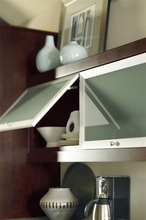 Aluminum Frame Cabinet Doors with Frost Glass - Schrock