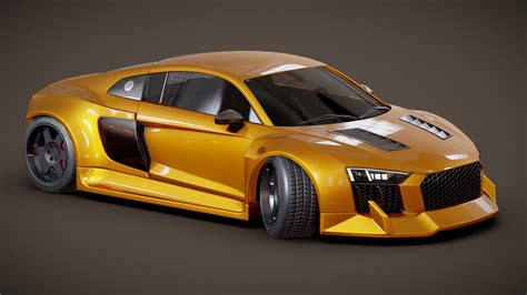 Audi R8 - Download Free 3D model by wallon (@realwallon) [e17e438 ...