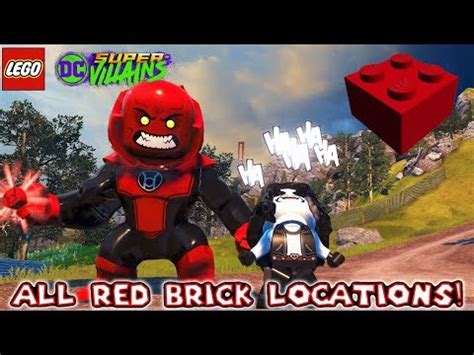 LEGO DC Super Villains - All Red Brick Locations - YouTube