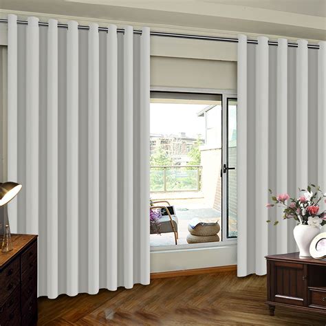 Extra Wide Patio Door Curtain for Sliding Glass Door Grommet Top ...