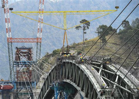 Photos: Chenab Arch Bridge nears completion