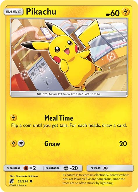 Serebii.net Pokémon Card Database - Unified Minds - #55 Pikachu