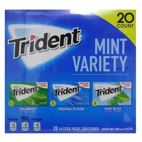 7 Different Mint Flavors of Trident Gum | Delishably