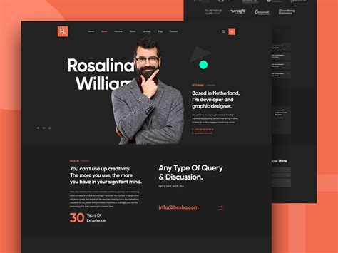 Software Developer Portfolio Website Template