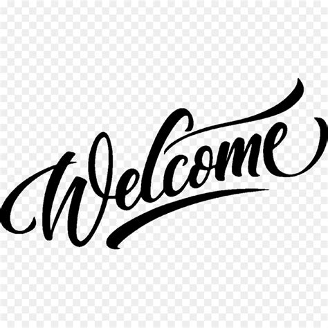 Download High Quality welcome clipart black Transparent PNG Images ...