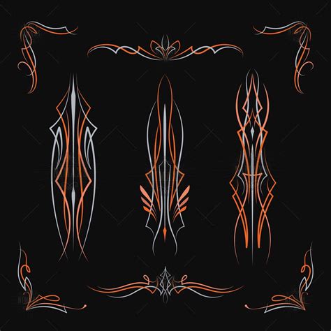 Pinstriping Svg for Pinstriping Vinyl Decals Car and - Etsy Finland