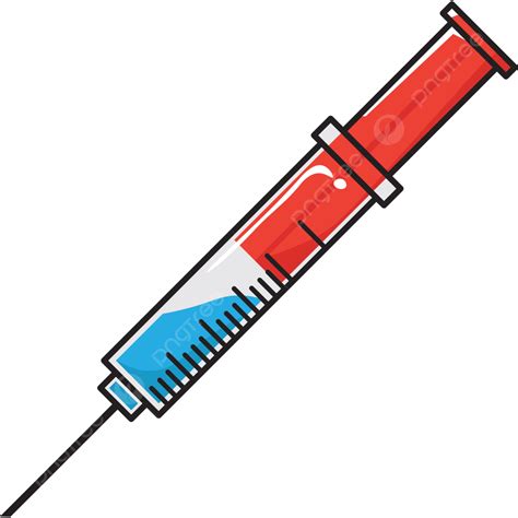 Syringe Icon Style Vector, Syringe, Medical Syringe, Injection PNG and ...