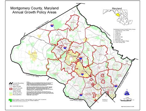 Map Of Montgomery County Md - United States Map