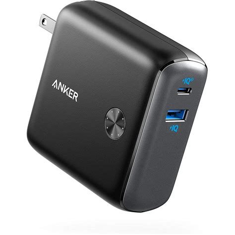 Anker PowerCore Fusion 10000, 20W Portable USB-C Wall Charger 10000mAh ...