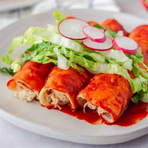 Enchiladas Rojas- Red Enchiladas | Thai Caliente Mexican Recipes