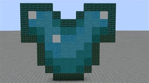 Minecraft DIAMOND CHESTPLATE Pixel art build tutorial! #shorts - YouTube