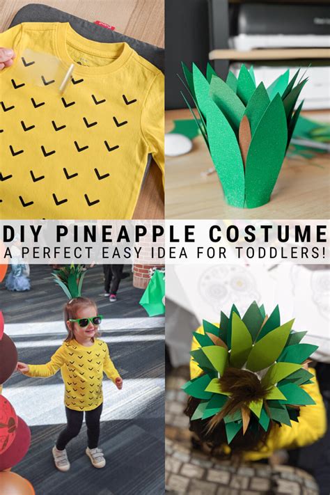 DIY Pineapple Costume, Including an Easy Pineapple Headband DIY ...