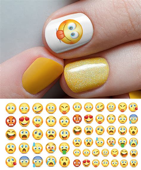 Emoji Nail Art Decals - Moon Sugar Decals