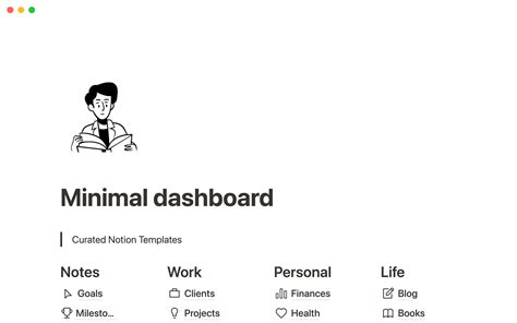 Minimal Notion Templates