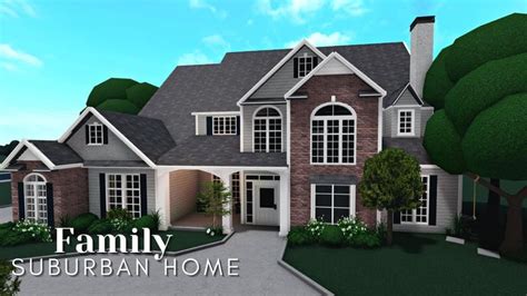 Bloxburg: Family Suburban Home (part-1) | House Build| Roleplay Home ...