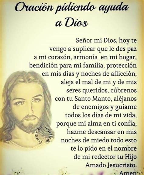 an image of jesus in spanish with the caption's name and description below