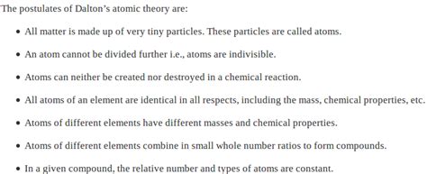 what is dalton's atomic theory - Science - Atoms and Molecules ...