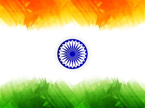 Indian flag theme tricolor Republic day watercolor background 9223649 ...