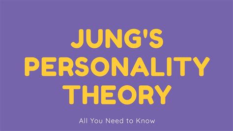 Jung's Theory of Personality - YouTube