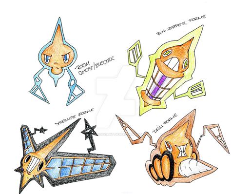 Rotom New Forms by menedeviant on DeviantArt