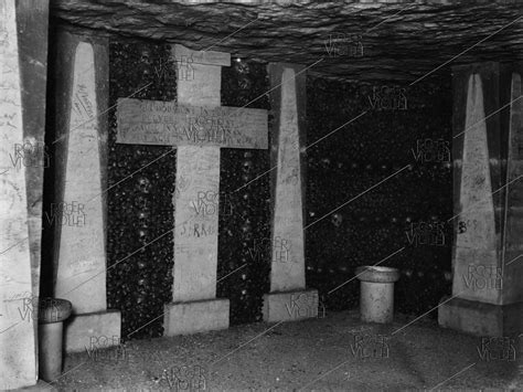 Paris catacombs. Bones, 1792.