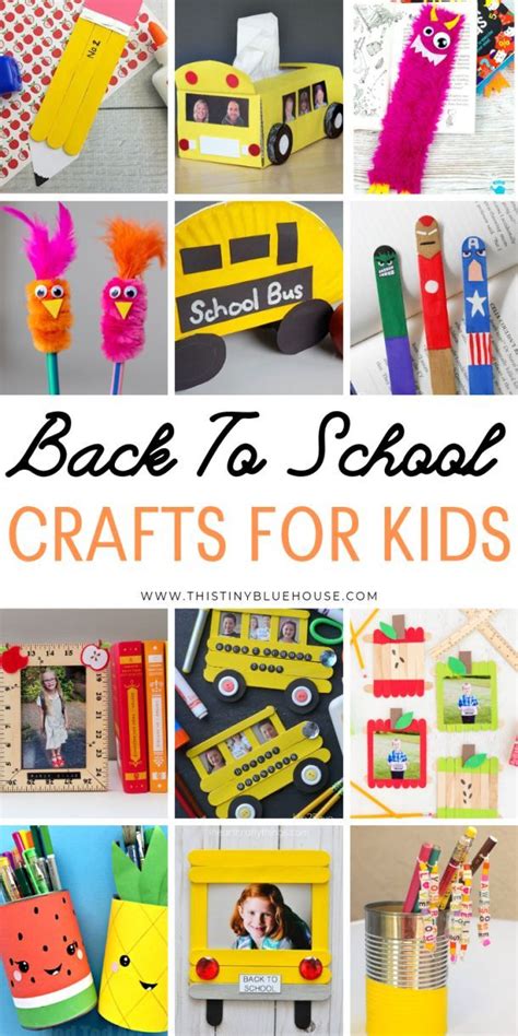 75+ Best Adorable Back To School Crafts For Kids | Back to school ...