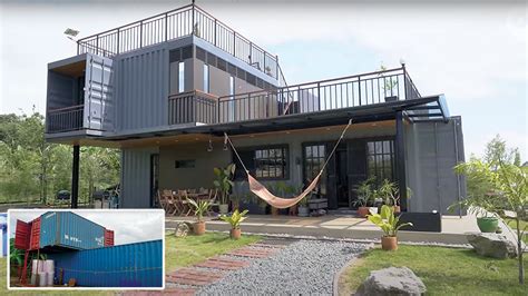 Container van house in Calamba has a good view of Mt. Makiling | PEP.ph