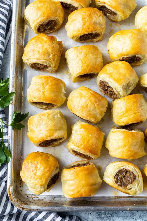 Puff Pastry Sausage Rolls (Dairy Free) - Simply Whisked