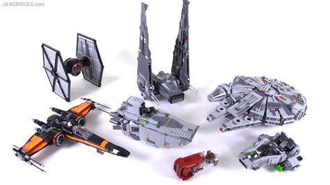 LEGO Star Wars Ep. 7 Ships, Vehicles, & minifigs summary videos