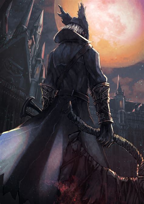 hunter (bloodborne) drawn by haikei_(le_gris_no9) | Danbooru