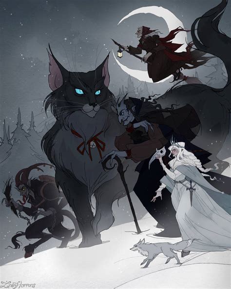 Yule Monsters by IrenHorrors on DeviantArt