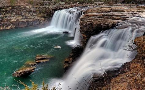 Waterfall Little River Falls Little River Canyon National Preserve ...