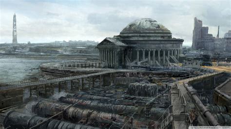 Fallout 3 concept art for the Jefferson Memorial [1920x1080] : r/GeekPorn