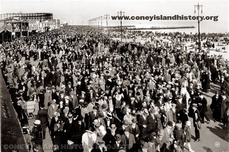 Coney Island Boardwalk, 1920s. | Coney Island History Project