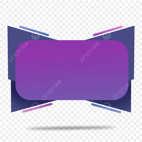 Purple Box Clipart Vector, Purple Text Box, Banner, Label, Text Box PNG ...