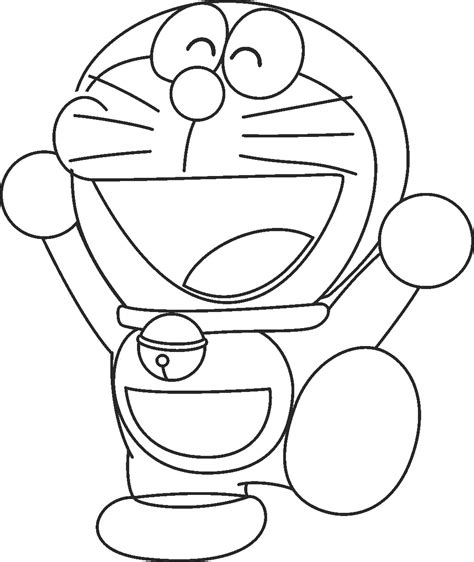 Mewarnai Doraemon Gambar Mewarnai Doraemon Yang Mudah Beserta Contoh ...