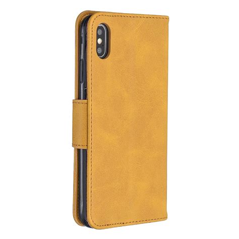 NEXCURIO iPhone XS Max Wallet Case with Card Holder Folding Kickstand ...