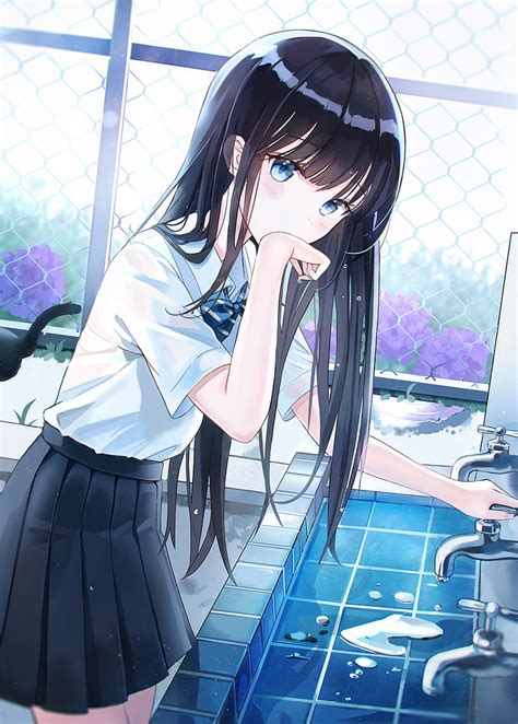 Anime Girl Black Hair Blue Eyes – Telegraph