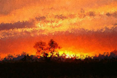 The Cross in the Sunset Painting by Bruce Nutting - Fine Art America