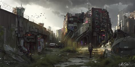 ArtStation - Dystopian City 01