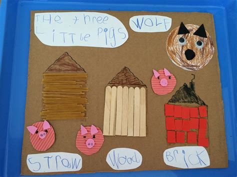 Three little pigs craft picture | Pig crafts, Three little pigs, Three ...