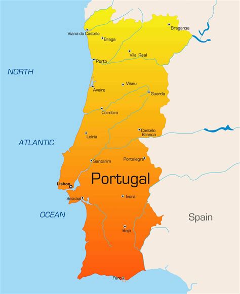 Map Portugal