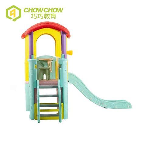 Colorful Children Plastic Playhouse Slide Indoor Playground Set - Buy ...