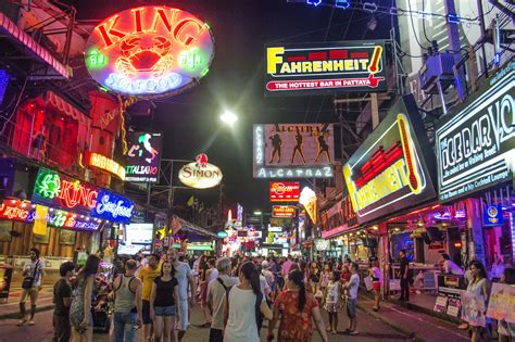 Pattaya Walking Street, Thailand | Pattaya, Thailand nightlife, Thailand