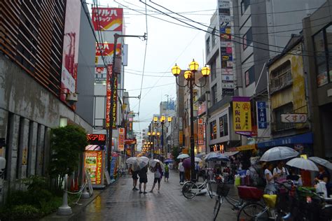 The rainy streets of Osaka in the late afternoon | Rainy street, Japan ...