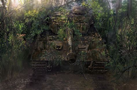 Julien lepelletier ART - Tiger Tank Camouflage