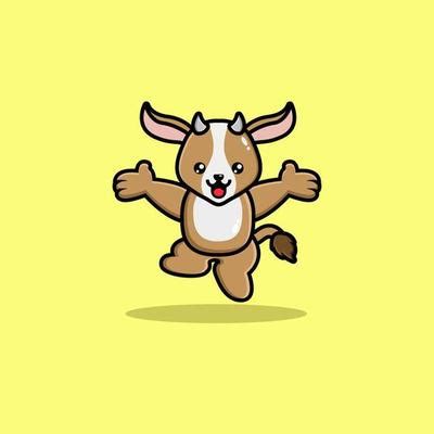 Jumping Goat Vector Art, Icons, and Graphics for Free Download